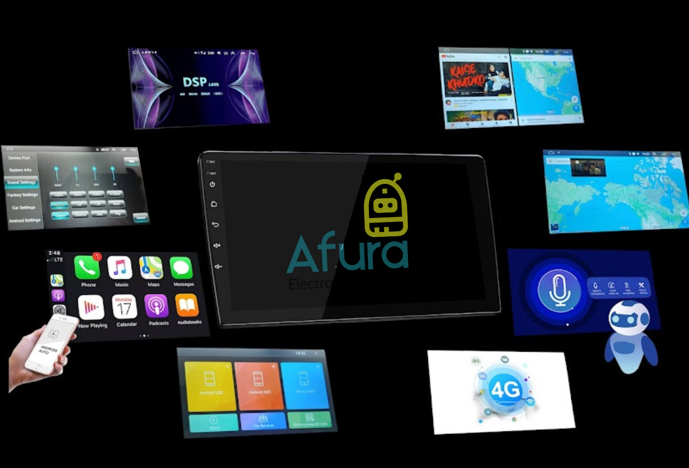 Afura Android Stereo Features